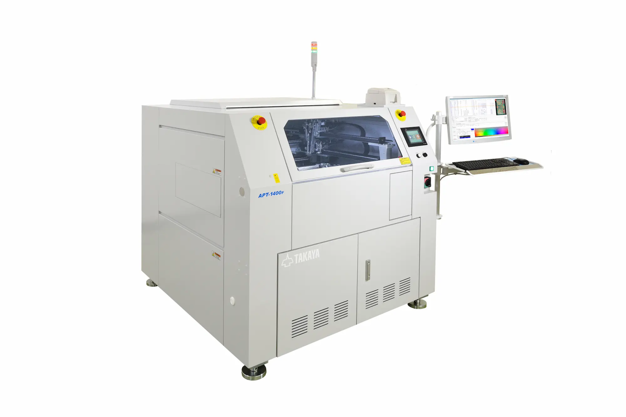 Außenansicht des Flying Probe Testers APT-1400F